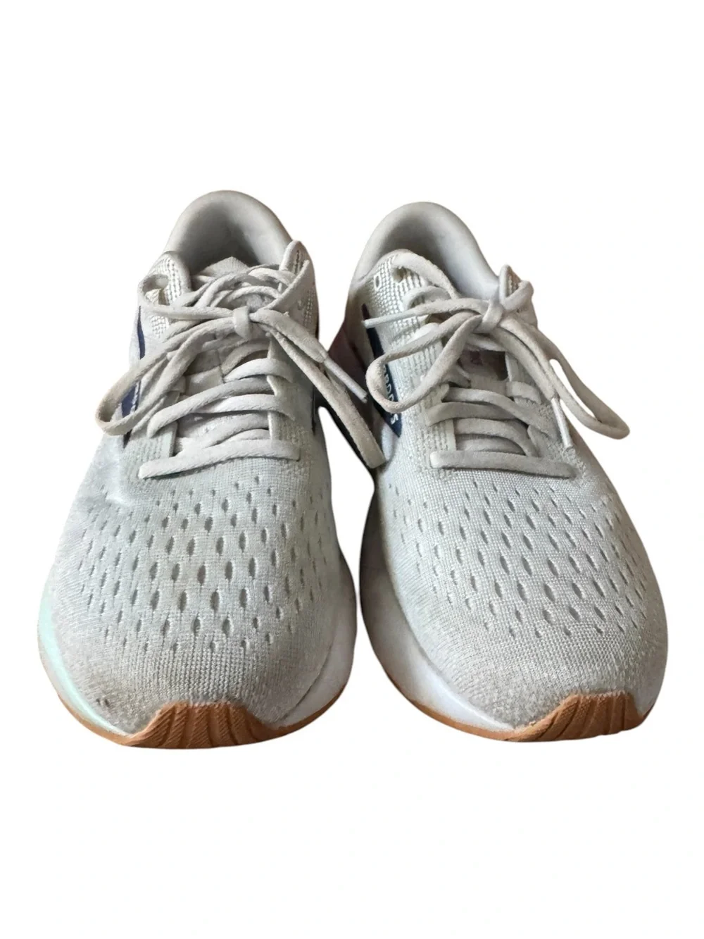 Brooks Women's Running Shoes - Light Gray with Pink & Aqua Gradient